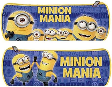 S1 Kit Minions Yellow Zip Canvas Blue 22 cm