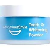 MySweetSmile Teeth Whitening Powder 3-in-1 - 6 Months - Mint Flavor | Removes Coffee, Tea, Tobacco & Age Stains - 'Excellent'