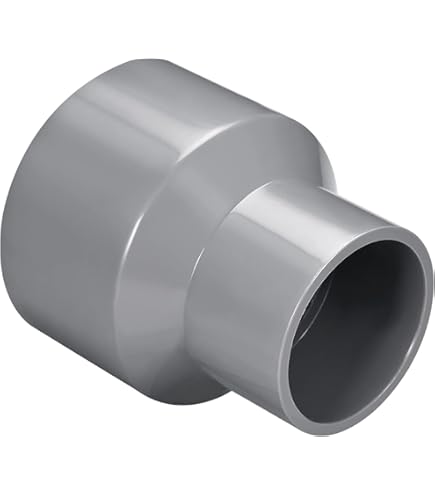 Riduttore Pluviale PVC 100/75 Mm Grigio INEFA - Per Collegamento Tubi Di Caduta, Made In Germany - Foto 8