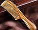 Sandalwood Wooden Handmade Comb,HOYOFO Rounded Handle Comb Hair Handmade Wooden Combs for Men and Women
