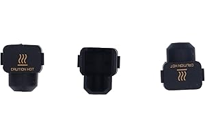 3 szt. Skarpetki Silikonowe Odporne na Ciepło do Drukarki BambuLab A1 Mini 3D Właściwości Izolacyjne Zapewniające Utrzymanie Czystości