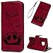 Produktbild Huawei Mate20 Pro Handyhülle Flip Case,Idlehour PU Leder Case Cover Magnet Schutzhülle Tasche Skin Ständer Handytasche,Rot Panda