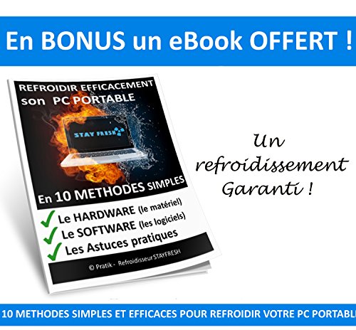 PRATIK Tragbarer PC-Kühler [2016 leise-aktualisiert] – Leistungsstarker USB-Abzieher von heißer Luft für die Kühlung von Laptops von 14″ bis 17″- Neu leise – weniger laut - 5