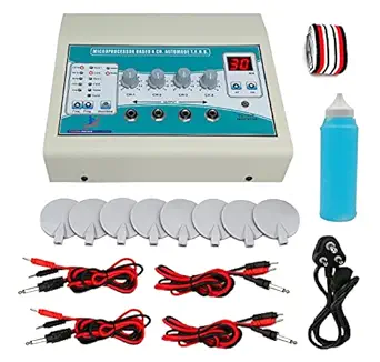 Tycoon Physio Solutions Electrotherapy 4 Channel Tens Auto Mode Multi Function 6 Program Combination Heavy Duty Physiotherapy Machine