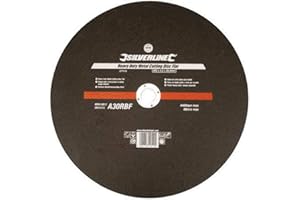 Silverline 103622 Disque plat à tronçonner le métal usa ge intensif 300 x 3 x 20 mm