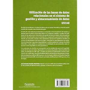Utilización de las bases de datos relacionales en el sistema de gestión y almacenamiento de datos