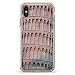 Produktbild Luxendary Air Series Schutzhülle für iPhone XS/X (5,8 Zoll / 14,7 cm), Silikon, 3D-Druck-Design, Luftpolster-Kissen-Stoßdämpfer, Der schiefe Turm von Pisa, transparent, farblos
