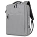 Produktbild HUANGDA Doppelter Schulter-Rucksack, einfache Laptop-Tasche, Reiserucksack, lässiger Einkaufs- Rucksack (Color : Light grey)