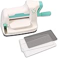 Craftelier - Minty Cut Mini Die Cutting Machine | Compatible with Fine Metallic Dies and Embossing Folders | Plate Size 16,5 x 7,5 cm | Approx. Machine Size 20,5 x 9 x 12 cm