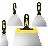 Putty Spatulas, Stainless Steel Spatulas - 4Pcs, 2/4/6/8/ Inch | Spatula Scraper Scratches, Filling Knife Multipurpose Tool f