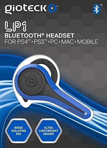 Gioteck - Headset Loop Bluetooth, Color Azul (PS4)