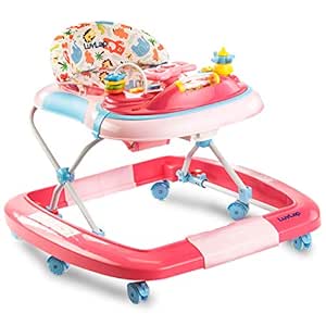 luvlap comfy baby walker with rocker