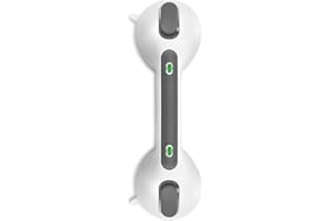 Newthinking Barre d'appui à Ventouse Pour Salle de Bain, Main Courante Pour Personnes âgées, Aucune Fixation Nécessaire Pour Ia Salle de Bain, Les Enfants et Les Personnes Handicapées (Gris Foncé)