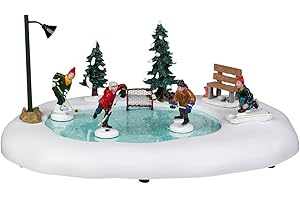 Lemax- Caddington Village Accessory: After School Hockey Match, Multicolore, 94017