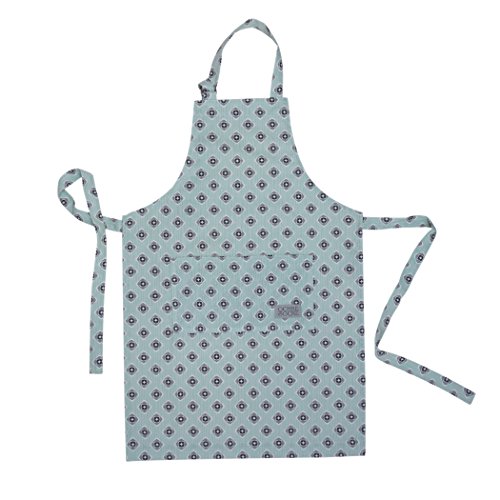 Ochre and Ocre Organic Cotton Children's Apron Garden Green Grey