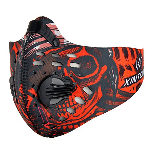 Unisex Herren Damen Gesicht Mund Maske Gesichtsmaske Mundschutzmaske Staubschutz für Radfahren Fahrrad Motorrad Bike Sport
