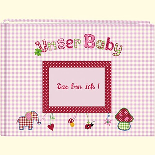 Preisvergleich Produktbild Unser Baby (rosa): Großes Stoff-Fotoalbum (Große Fotoalben)