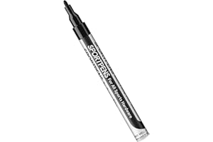 ‎SPRAY.BIKE SPRAY.BIKE - SportPens Acrylstifte - wasserfester Lackstift - 2mm Nylon Spitze - stark deckender Multimarker - Acryl stifte zum malen und individualisieren (Schwarz)