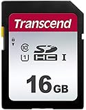 Transcend 16Go SDXC/SDHC 300S Carte SD - 16Go - Emballage "Ouverture facile" TS16GSDC300S-E