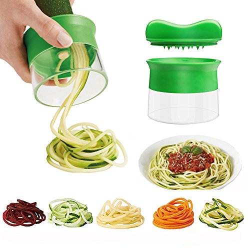 Spargelschäler, Ashleyoo Spiralschneider Set für Gemüsespaghetti Kartoffel - Zucchini Spargelschäler, Gurkenschneider, Gurkenschäler, Möhrenreibe Möhrenschäler, Gemüsehobel