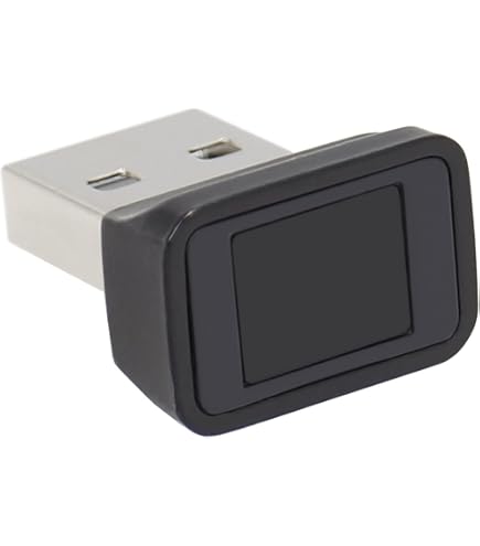 Lecteur Empreintes Digitales USB-C CSL - Sécurité Biométrique Windows 8-11 Plug & Play
