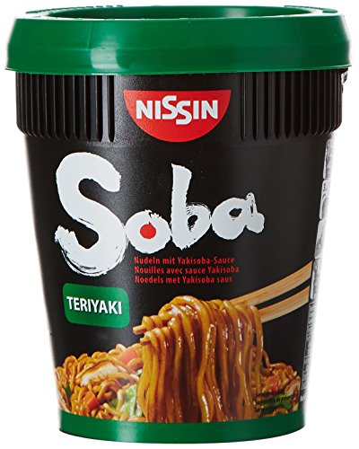 Nissin Nouilles Instantanées Soba Teriyaki 90 g - Pack de 8