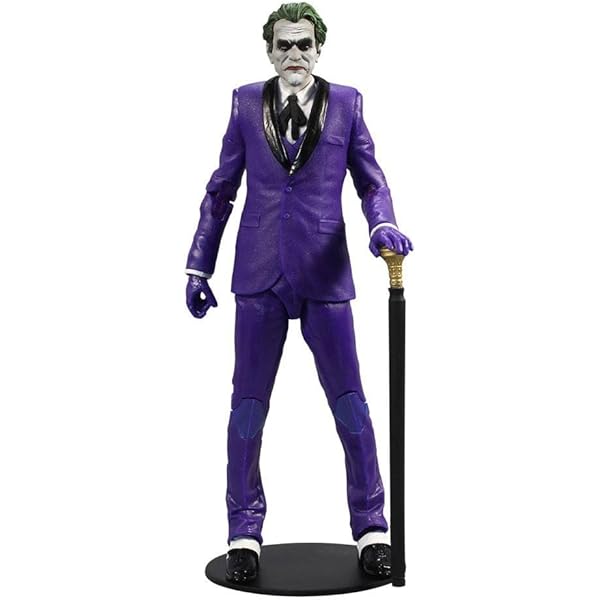 Figurine Joker Heath Ledger 18cm - Assis Sur Chaise - PVC Détaillé - Décoration Collection - Cadeau Fan