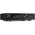 Audizio AD200B 2-Channel HiFi Stereo Amplifier, Home Audio Amplifier, High-Performance Home Stereo Amplifier with 200W Power Output, RCA and Bluetooth Connectivity, Sleek Black Design