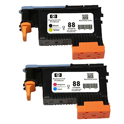 Caidi Cabezal de impresi  n 2x compatible para HP 88 Cabezal de impresi  n para HP Officejet Pro K550 K5400 K8600 L550 L580 L650 L7000 L7400 L7480 L7550 L7555 L7580