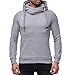 Produktbild Kapuzenpullover Herren,Herren Sport lose Feste Langarm-Kapuzen-Shirt Hoodie Bluse, Binggong Herren Mantel