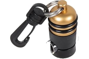 Entgoinggo Scuba Regulator Hose Holder, Scuba Diving Magnetic Regulator Adjustable Octopus Clip Quick Release Underwater Equipment(Gold)