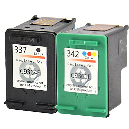 2 Druckerpatronen kompatibel für HP 337 + 342 set - 2