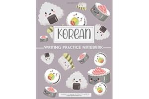 Korean Writing Practice Notebook - Hangul Manuscript Paper: Handwriting Journal with squared sheets to write and learn Korean Calligraphy | 21,59 x ... korean language students and Korea lovers