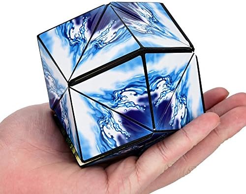 Pochers® Novelty Amazing Star Cube Transforming Cube Geometric Puzzle Magic Infinite Cube