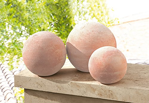 Terracotta-Kugel, 3er Set - 4
