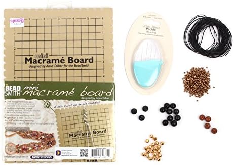 Beads Direct Shamballa Bundle with Braiding Board Tool, Other, Multi, 35.5 x 24.5 x 2.5 cm