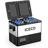 ICECO TCD45 12/24Volt 45 Liter Double Compartment Outdoor Compressor Auto Refrigerator/Freezer