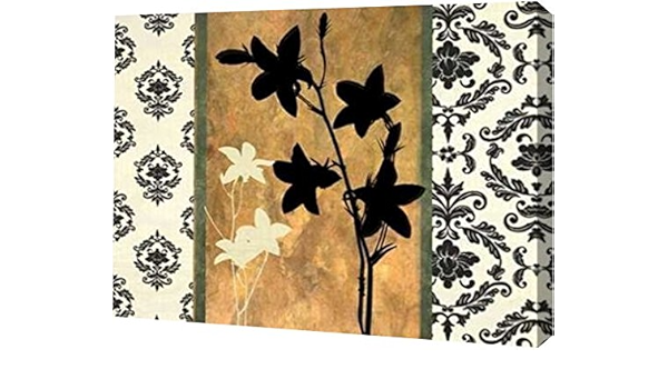 Printart Gw Pod 23 Tg Rc 080c 16x12 Golden Botanical Silhouette By Taylor Greene Gallery Wrapped Giclee Canvas Art Print 16 X 12 Amazon In Home Kitchen