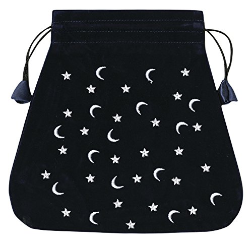 Moon and Stars Velvet Lo Scarabeo Bag (Bolsas de Lo Scarabeo Tarot Bags From Lo Scarabeo)