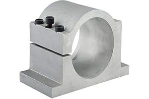 RATTMMOTOR Supporto motore mandrino, 80 mm, per macchina da incisione CNC
