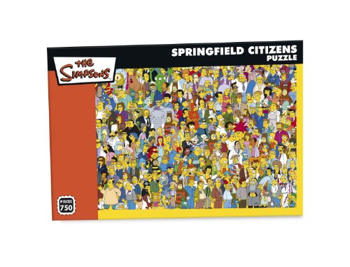 Price comparison product image Paul Lamond Games Simpsons 750 Piece puzzle Citizens