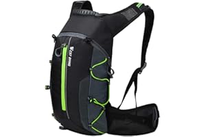 belupai Bolsa impermeable para bicicleta, mochila de ciclismo, montañismo, transpirable, 10 L, ultraligera, bolsa de agua, escalada, ciclismo, mochila de hidratación