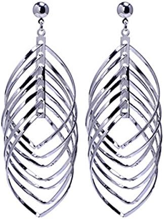 FAONL Ladies Earrings Temperament Elegant Earring Symmetry Crossover,1-OneSize