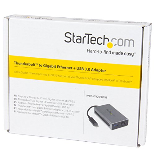 StarTech TB2USB3GE Gigabit Ethernet mit USB 3.0 Adapter - 9