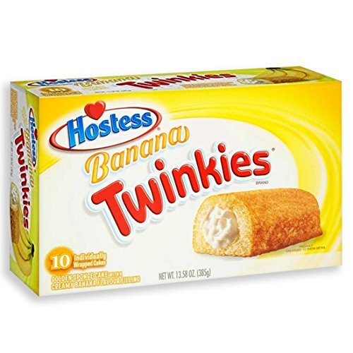 Hostess Banana Twinkies 10 Cakes 13.58 oz
