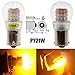 Produktbild 2-Pack 1056 BAU15S 7507 12496 5009 Extrem helles Bernstein / Gelb LED-Licht 10-30V-DC, AMAZENAR AK-3014 Chipsätze 39 SMD Car Ersatzbirne für Tail Reverse Backup Birne Blinker Licht Lampen