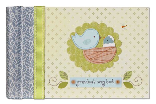 C.R. Gibson Grandma's Brag Book, 10 Sheets/20 Pages, Holds Up To 40 Photos,  Acid/PVC Free Photo Safe Pages, Measures 4.5" x 7" - Nest