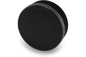 Gleitgut 4 x lamellpluggar, svarta pluggar, runda rörpluggar, i stort urval, stolpluggar (48,0–52,0 mm)