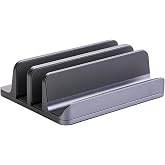 McStorey Laptop Standı Dikey Metal Stand MacBook ile Uyumlu Ergonomik Notebook Bilgisayar Tutucu Masa&uuml;st&uuml; D&uuml;zenleyici Al&uuml;miny
