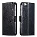 Produktbild Handy hülle Tasche Leder Flip Case Brieftasche Etui Schutzhülle für Apple iPhone X XS/XR/XS MAX/5G 5S ES/6G 6s/6 Plus/7G 8G /7Plus /8Plus hülle,5 Farben